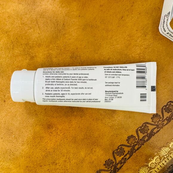 Sodium Fluoride 5000 ppm Spearmint 1.1% Toothpaste NEW - Picture 5 of 7